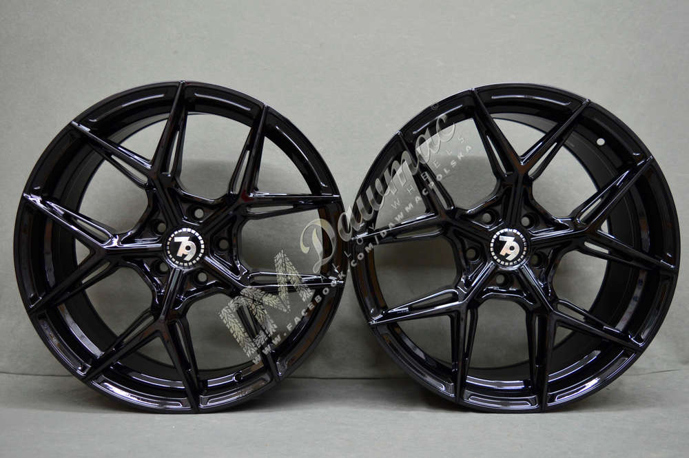 Seventy9 SCF-B 19" 8,5J ET30 + 9,5J ET35 5x120 Black Glossy