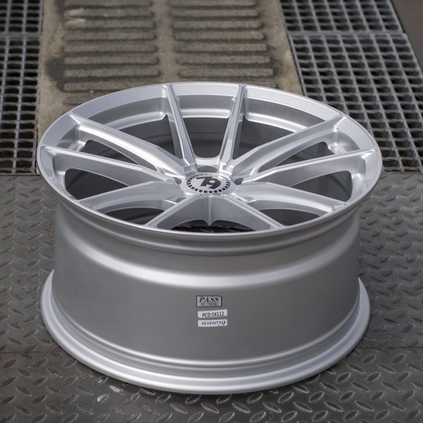 Seventy9 SCF-B 19" 8,5J ET35 + 9,5J ET40 5x112 Quartz Silver - obrazek 12