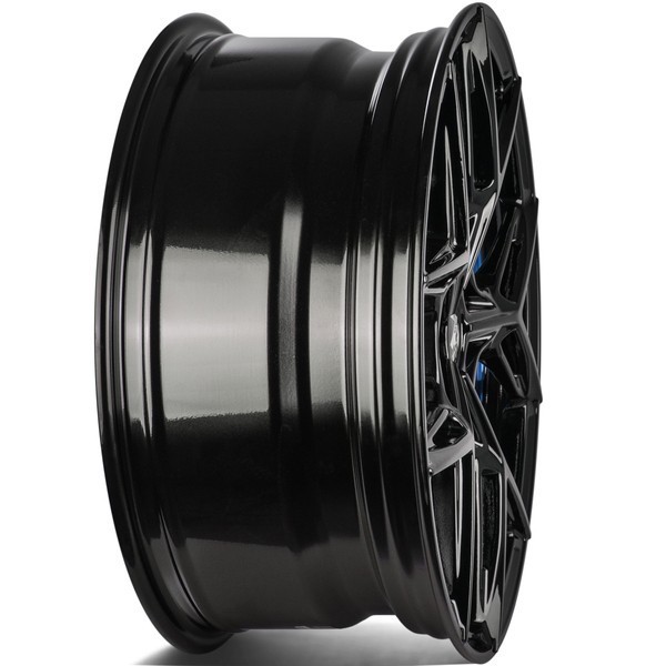 Seventy9 SCF-B 19" 9,5J ET35 5x120 Black Glossy Blue Inner Lip - obrazek 7