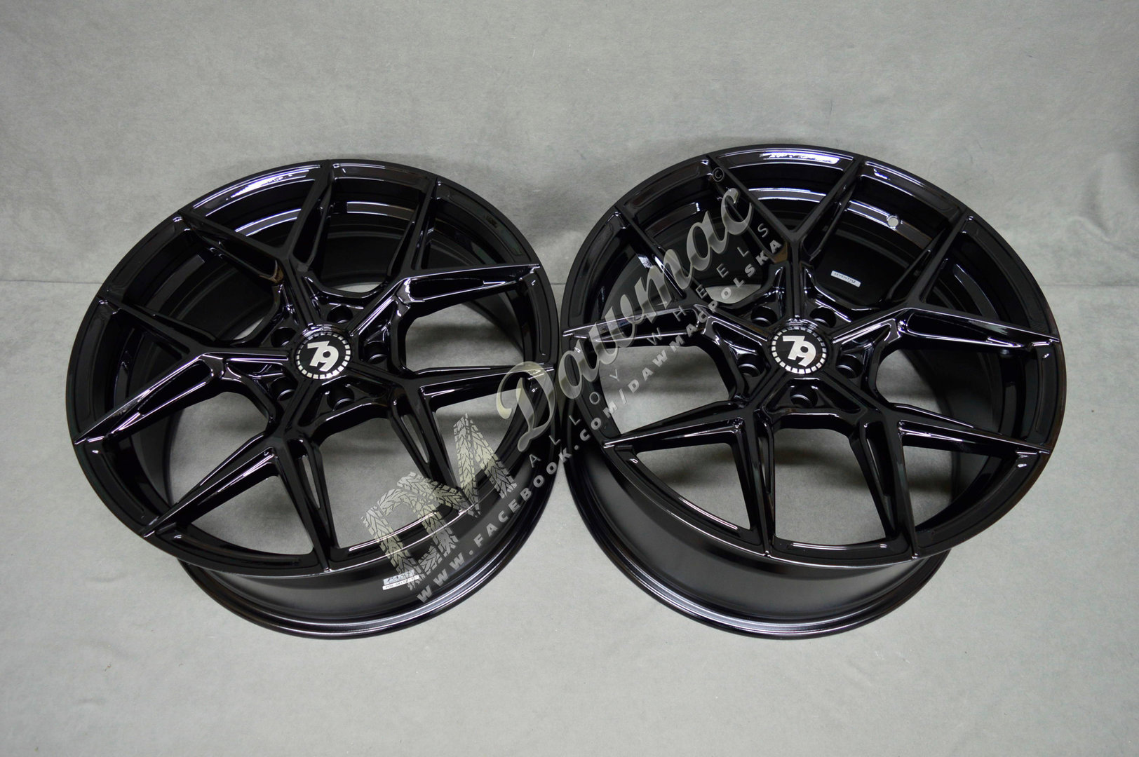 Seventy9 SCF-B 19" 9,5J ET35 5x120 Black Glossy - obrazek 5