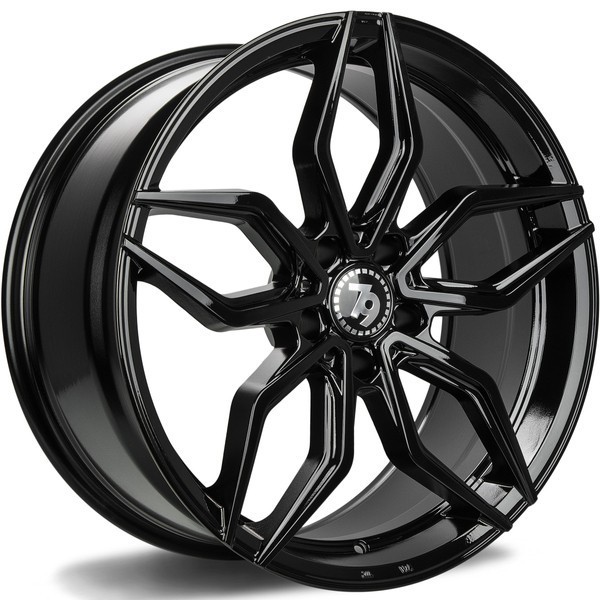 Seventy9 SCF-D 20" 9J ET30 + 10,5J ET40 5x120 Black Glossy - obrazek 2