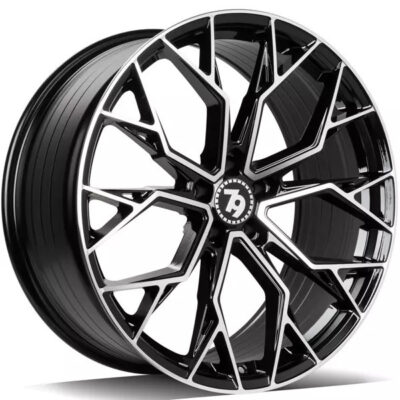 Seventy9 SCF-H 17" 7,5J ET40 5x112 Black Front Polished