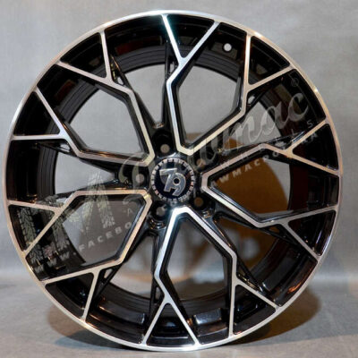 Seventy9 SCF-H 19" 8,5J ET30 5x112 Black Front Polished