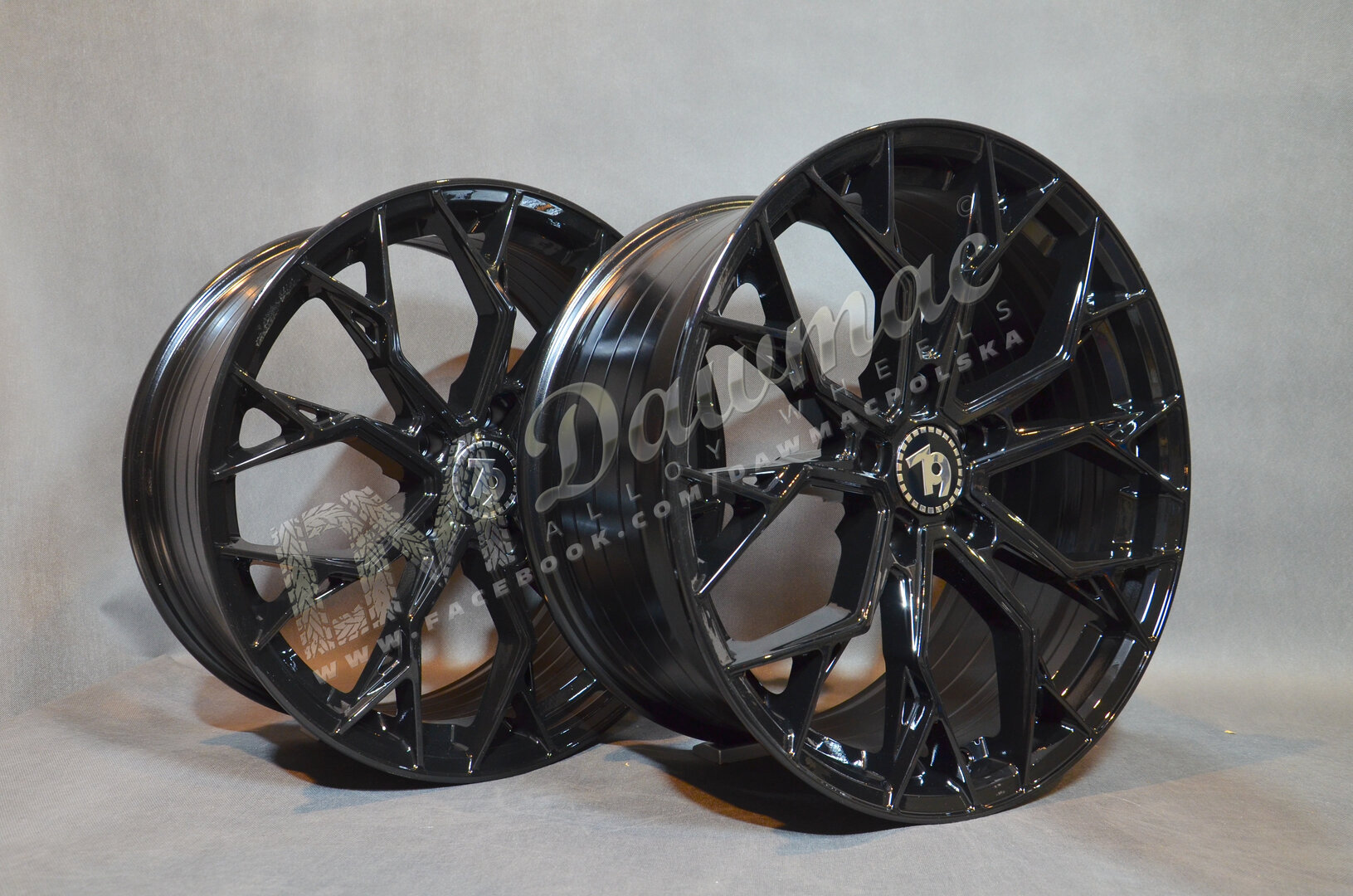 Seventy9 SCF-H 19" 8,5J ET30 + 9,5J ET35 5x120 Gloss Black - obrazek 4