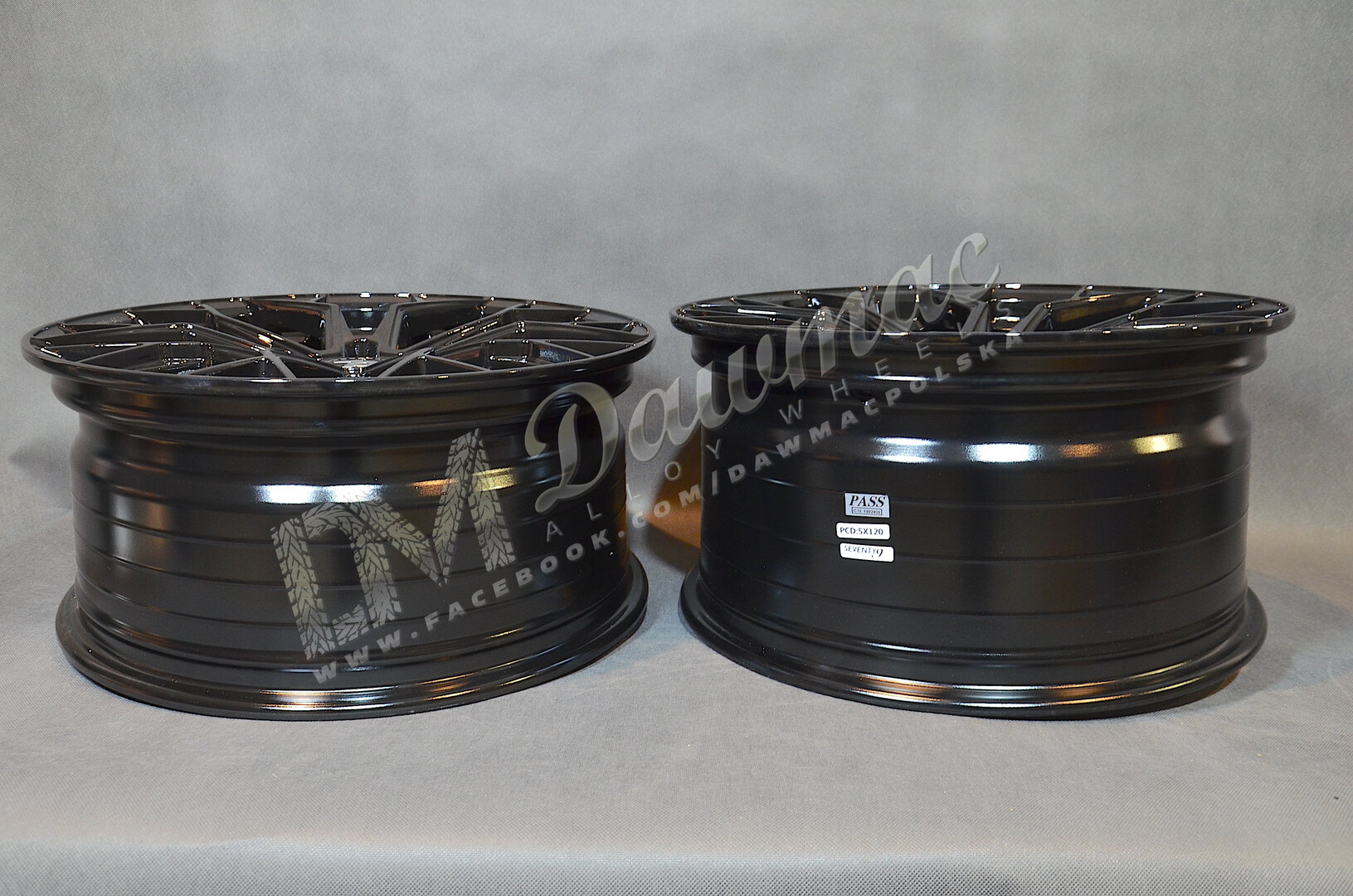 Seventy9 SCF-H 19" 8,5J ET30 + 9,5J ET35 5x120 Gloss Black - obrazek 7