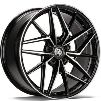 Seventy9 SCF-I 19" 8,5J ET40 5x114,3 Black Front Polished