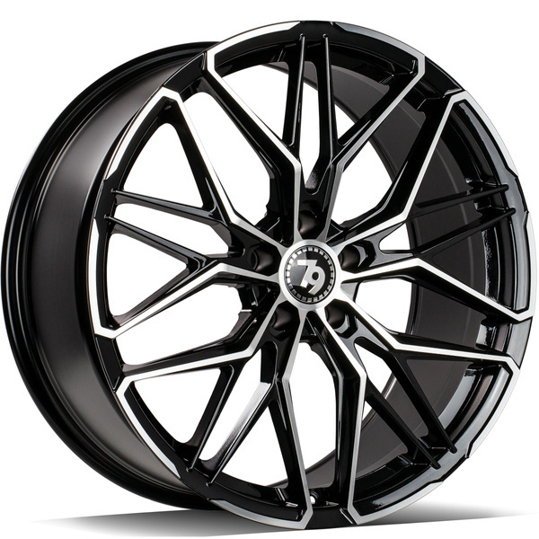 Seventy9 SCF-J 18" 8J ET30 5x120 Black Front Polished - obrazek 4