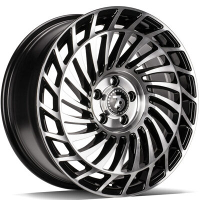 Seventy9 SCF-K 18" 8J ET30 5x112 Black Front Polished