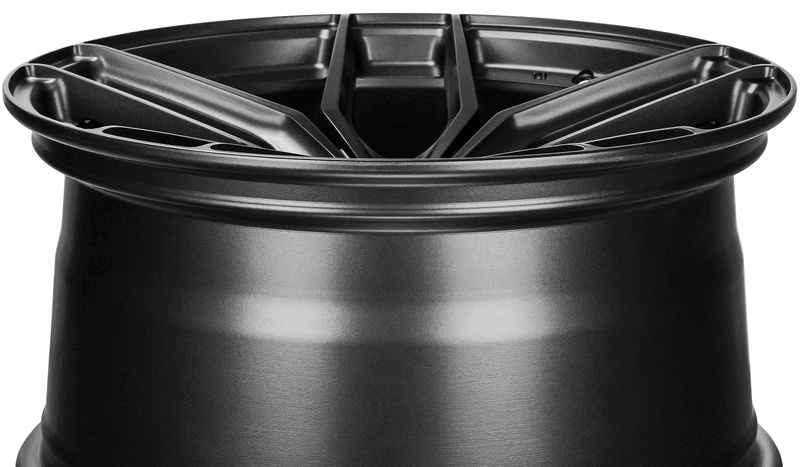 Seventy9 SCF-Y 18" 8J ET40 5x108 Half Black Matt - obrazek 6