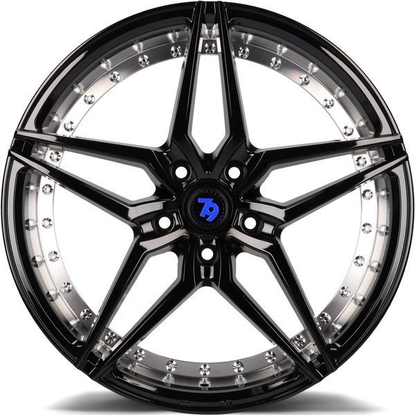 Seventy9 SV-AR 19" 8,5J ET30 5x120 Black Glossy Inner Polished - obrazek 11