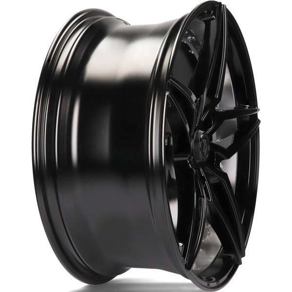 Seventy9 SV-AR 19" 8,5J ET35 + 9,5J ET38 5x112 Black Glossy Inner Polished - obrazek 4