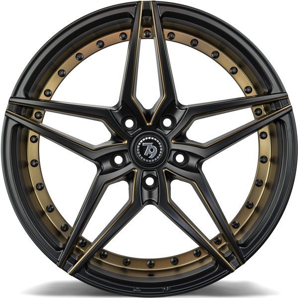 Seventy9 SV-AR 19" 9,5J ET35 5x120 Deep Matt Black - obrazek 3