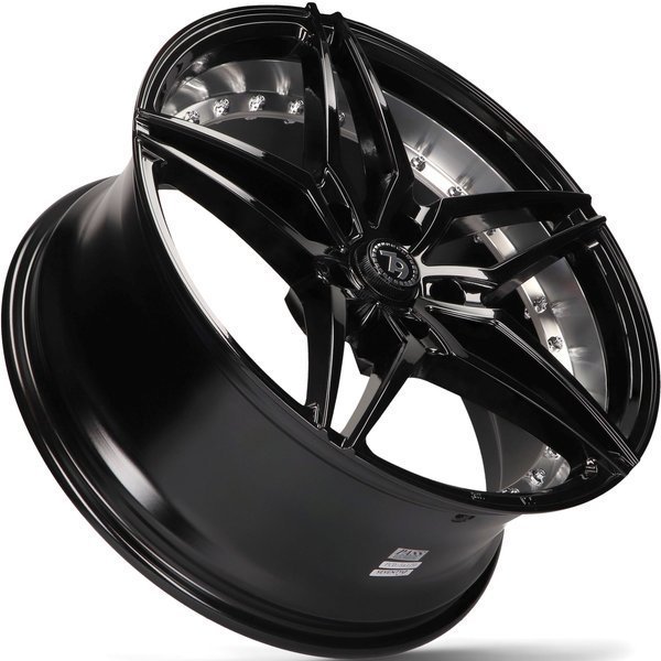 Seventy9 SV-AR 19" 9,5J ET38 5x112 Black Glossy Inner Polished - obrazek 5