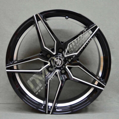 Seventy9 SV-A 18" 8J ET30 5x120 Black Glossy Window Inner Lip