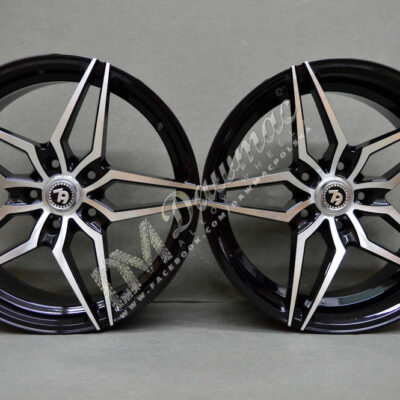 Seventy9 SV-A 18" 8J ET30 + 9J ET35 5x120 Black Front Polished