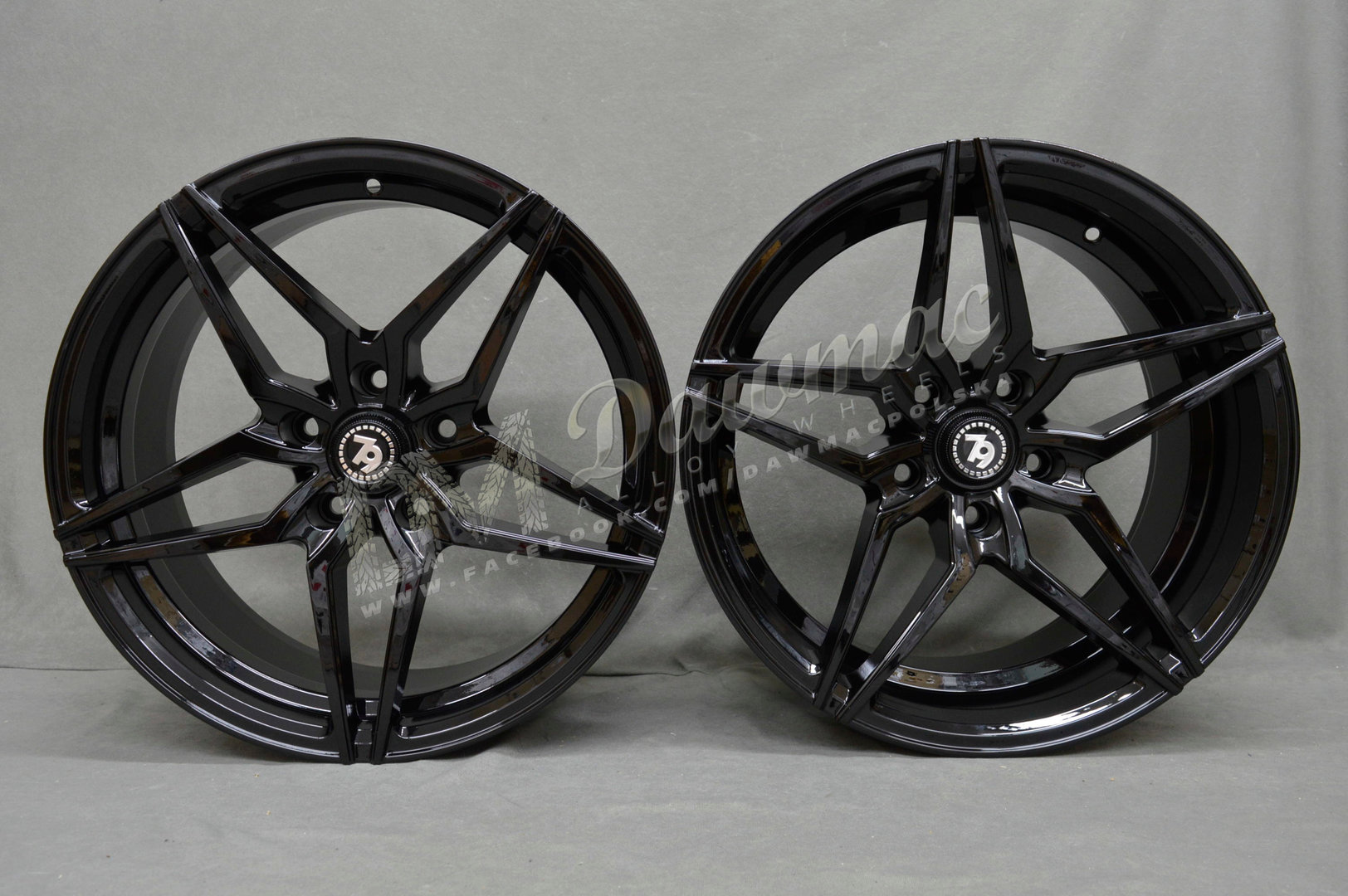 Seventy9 SV-A 18" 8J ET30 + 9J ET35 5x120 Black Glossy - obrazek 2