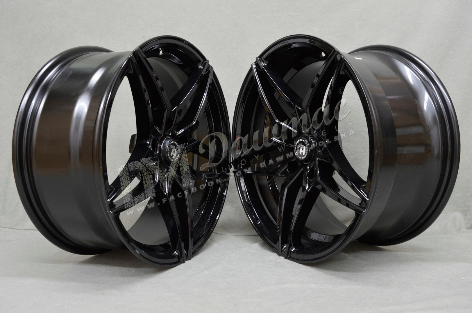 Seventy9 SV-A 18" 8J ET30 + 9J ET35 5x120 Black Glossy - obrazek 3