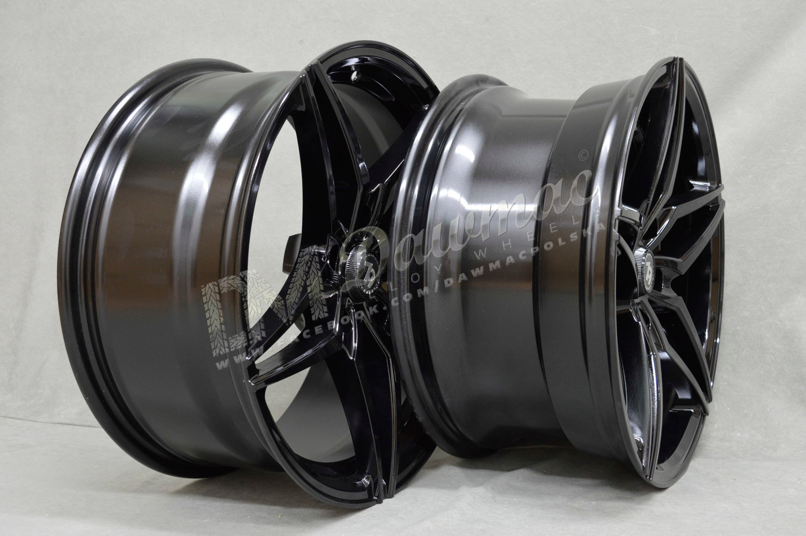 Seventy9 SV-A 18" 8J ET30 + 9J ET35 5x120 Black Glossy - obrazek 4