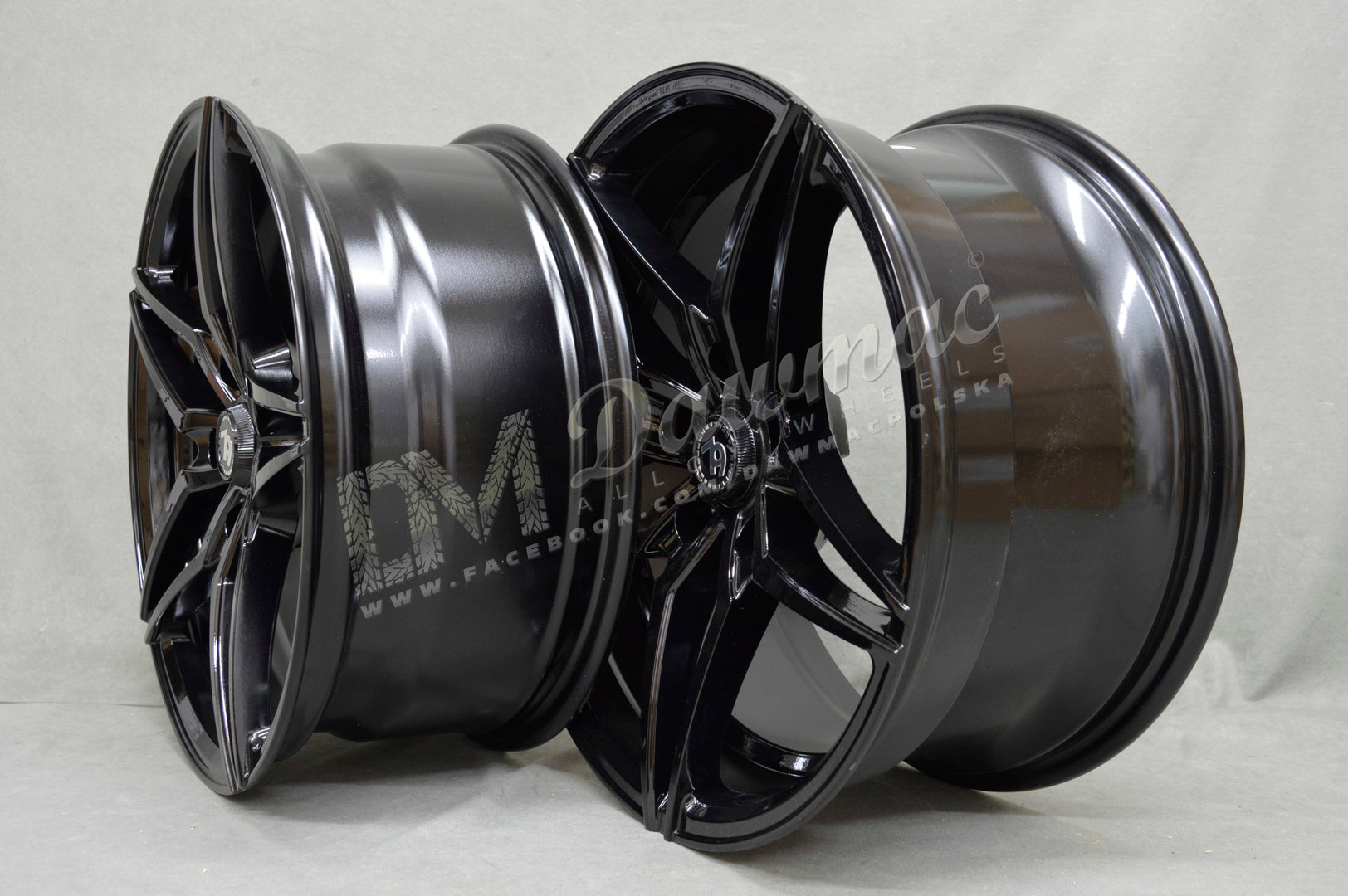 Seventy9 SV-A 18" 8J ET30 + 9J ET35 5x120 Black Glossy - obrazek 5