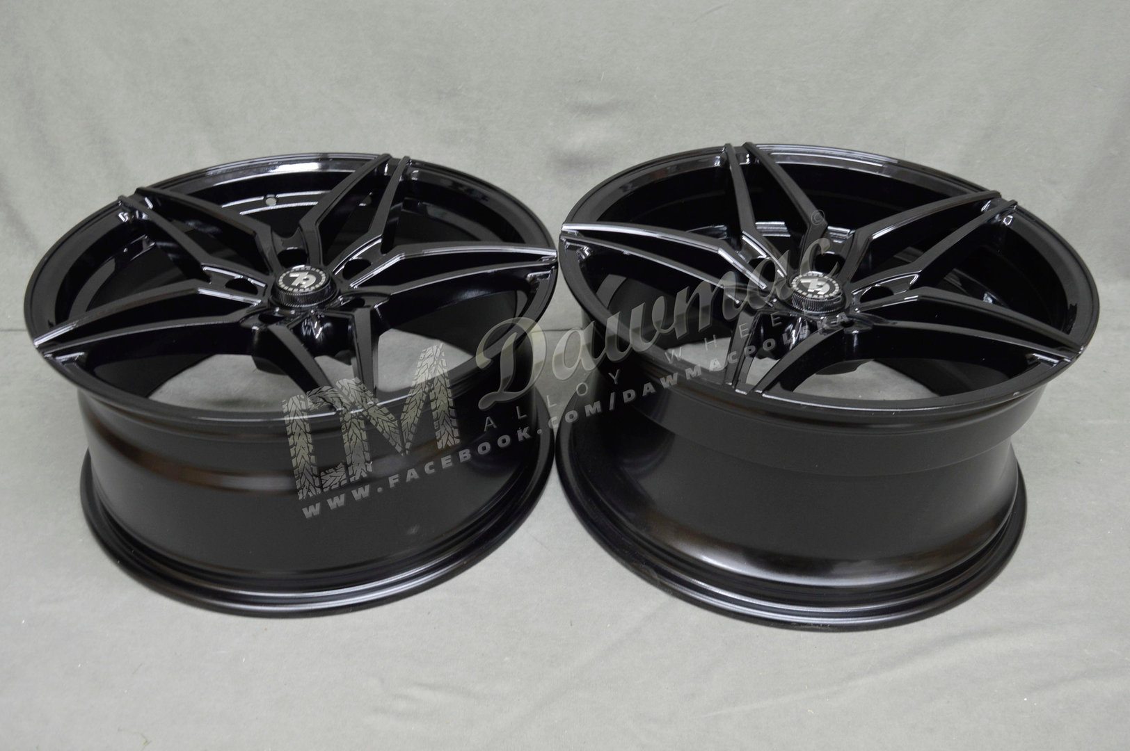 Seventy9 SV-A 18" 8J ET30 + 9J ET35 5x120 Black Glossy - obrazek 6