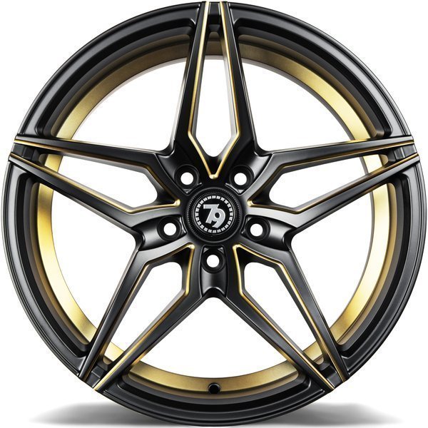 Seventy9 SV-A 18" 8J ET30 + 9J ET35 5x120 Deep Matt Black - obrazek 3