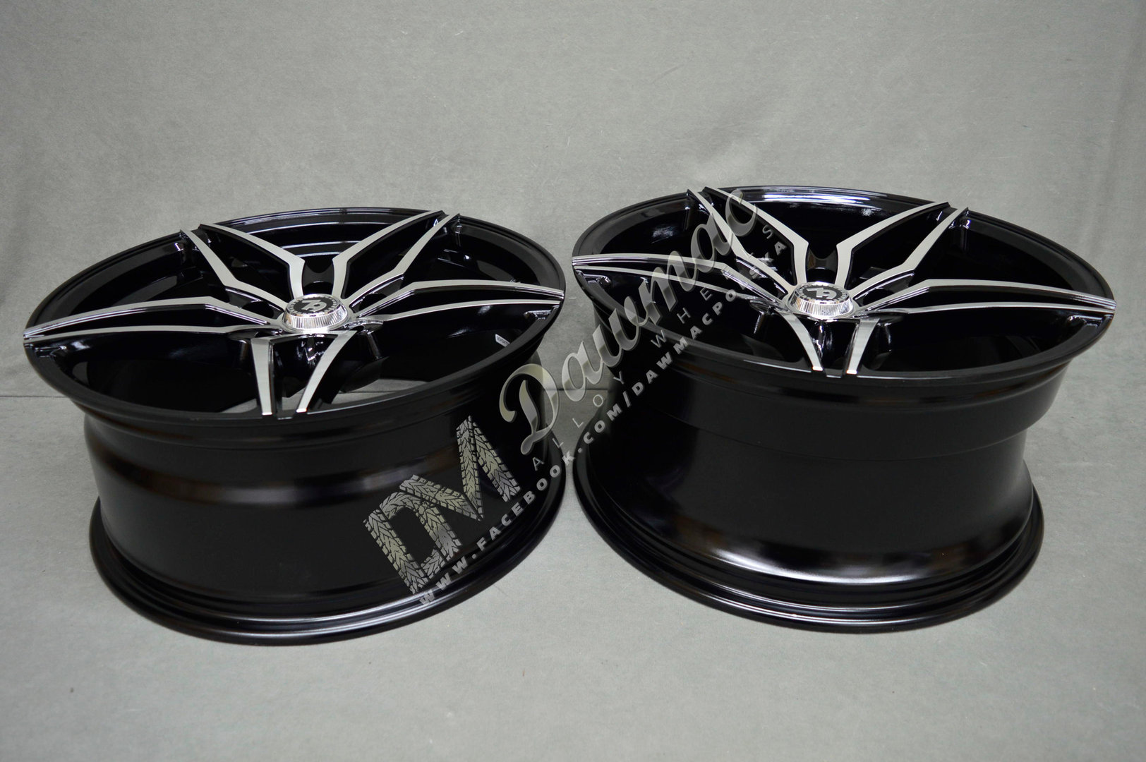 Seventy9 SV-A 18" 8J ET35 + 9J ET40 5x112 Black Front Polished - obrazek 6