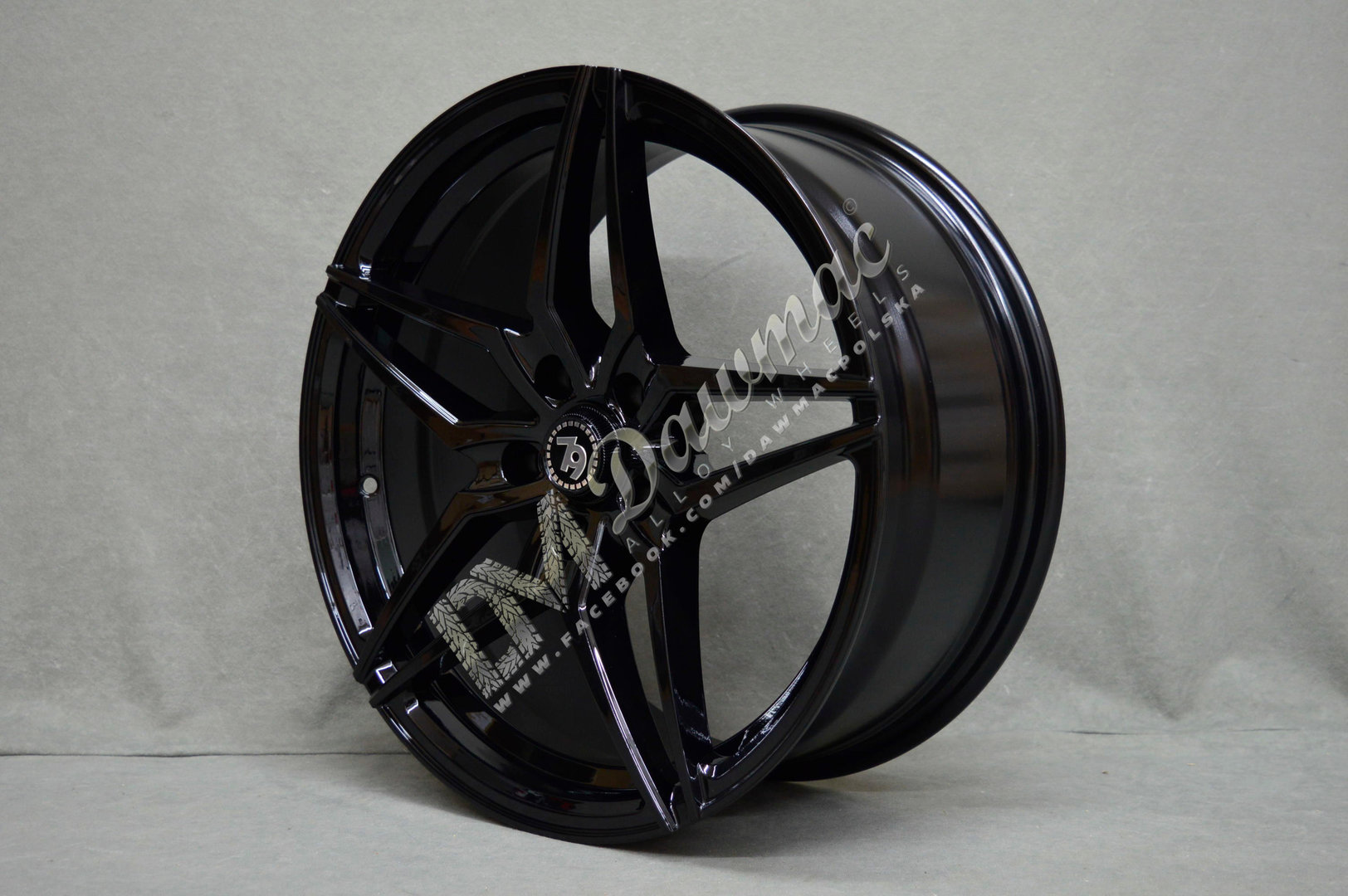 Seventy9 SV-A 18" 8J ET35 + 9J ET40 5x112 Black Glossy - obrazek 3