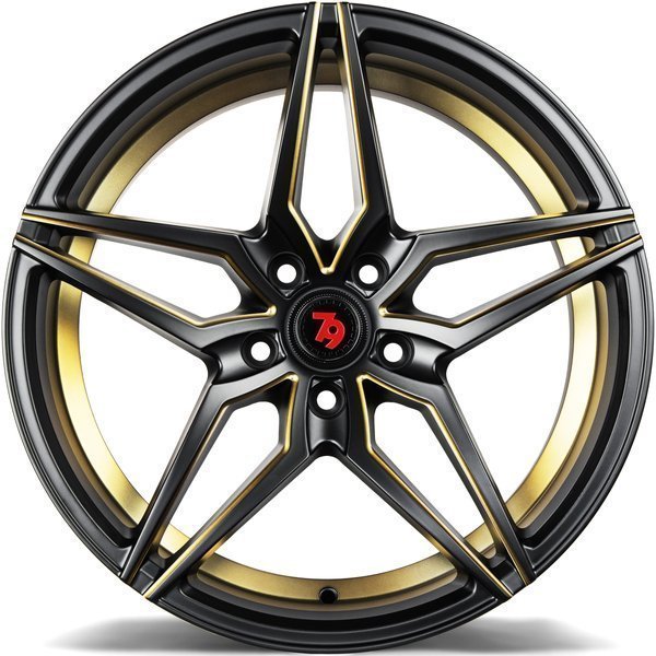Seventy9 SV-A 18" 8J ET35 + 9J ET40 5x112 Deep Matt Black - obrazek 6