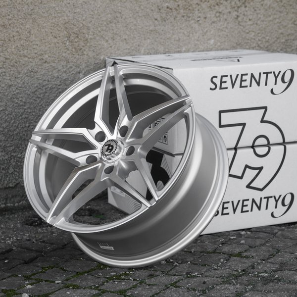 Seventy9 SV-A 18" 8J ET35 + 9J ET40 5x112 Quartz Silver - obrazek 10