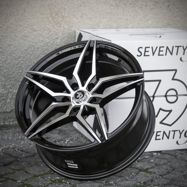 Seventy9 SV-A 18" 9J ET35 5x120 Black Front Polished - obrazek 12