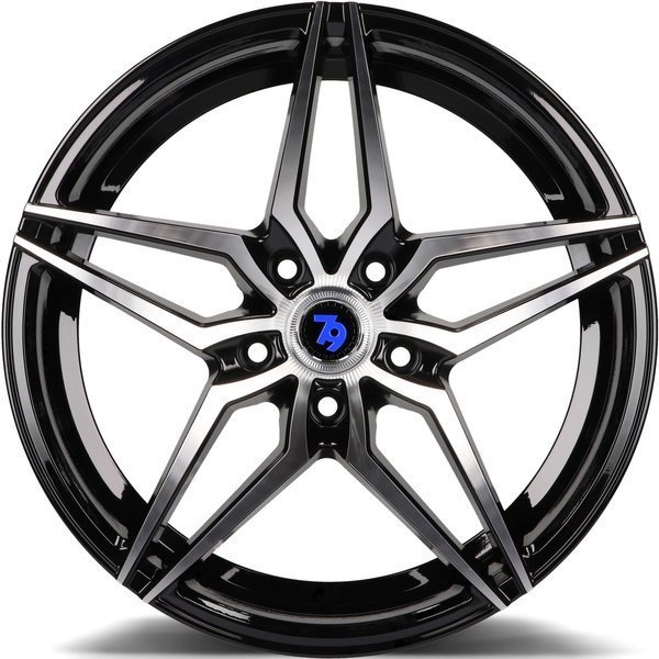 Seventy9 SV-A 18" 9J ET40 5x112 Black Front Polished - obrazek 5