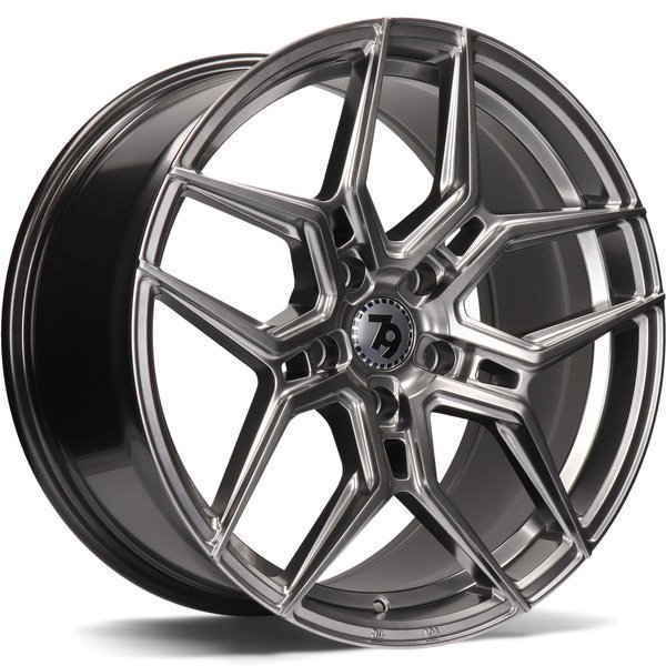 Seventy9 SV-B 19" 8,5J ET33 + 9,5J ET38 5x120 Diamond Hiper Black - obrazek 2