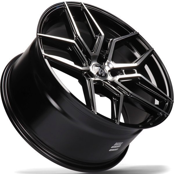 Seventy9 SV-B 19" 8,5J ET35 5x112 Black Front Polished - obrazek 6