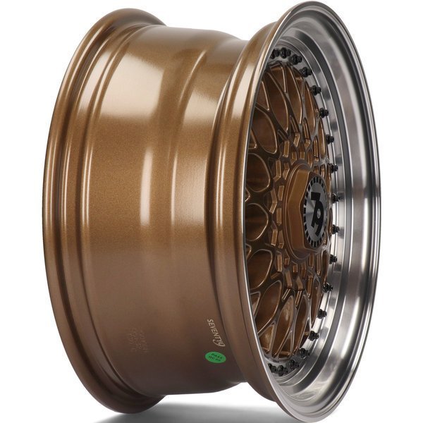 Seventy9 SV-E 15" 7J ET30 4x100/4x114.3 Bronze Lip Polished - obrazek 5