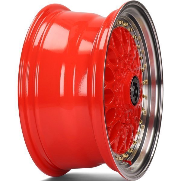 Seventy9 SV-E 17" 7.5J ET35 5x112/5x120 Red Lip Polished - obrazek 4