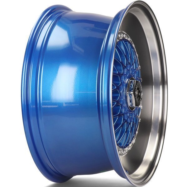 Seventy9 SV-F 16" 7J ET35 4x100/4x114.3 Blue Lip Polished - obrazek 4