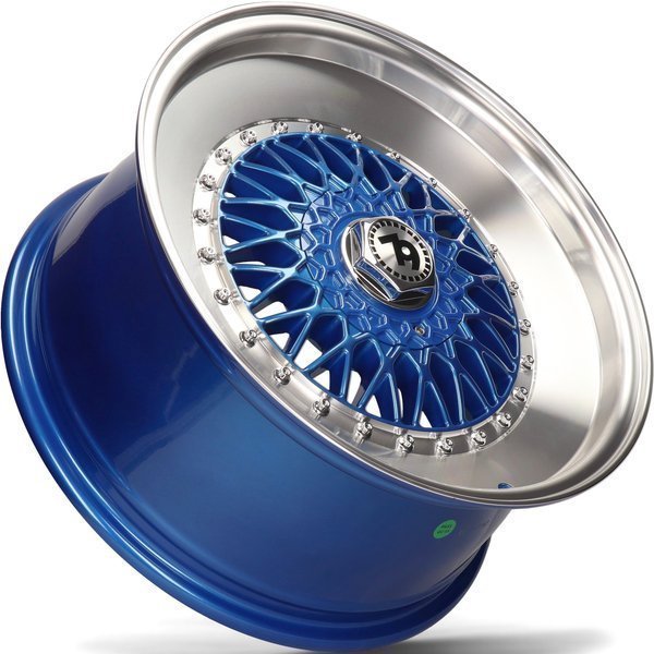 Seventy9 SV-F 17" 8J ET30 5x112/5x114.3 Blue Lip Polished - obrazek 6