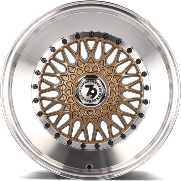 Seventy9 SV-F 17" 8J ET30 5x112/5x114.3 Bronze Lip Polished - obrazek 5