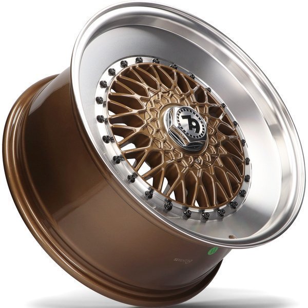 Seventy9 SV-F 17" 8J ET30 5x112/5x114.3 Bronze Lip Polished - obrazek 6
