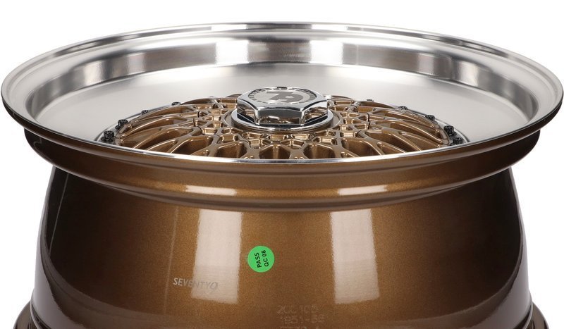 Seventy9 SV-F 17" 8J ET30 5x112/5x114.3 Bronze Lip Polished - obrazek 7