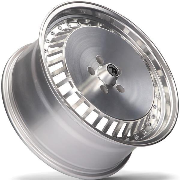 Seventy9 SV-G 18" 8J ET35 5x120 Silver Front Polished Lip Polished - obrazek 5