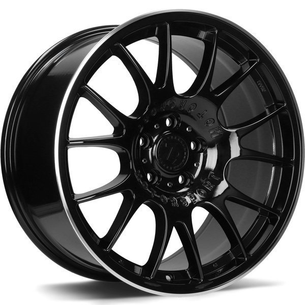 Seventy9 SV-H 18" 9J ET35 5x120 Black Glossy Lip Polished - obrazek 2
