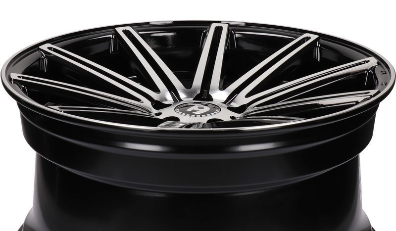 Seventy9 SV-M 18" 8J ET35 + 9J ET38 5x112 Black Front Polished - obrazek 7