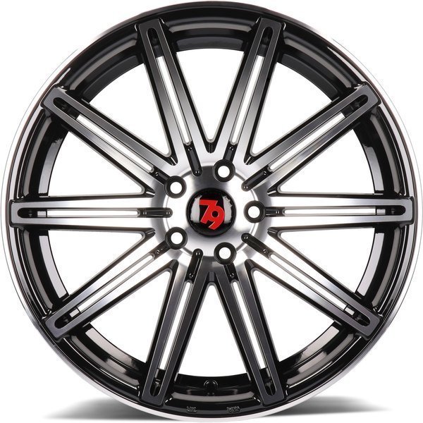 Seventy9 SV-M 18" 9J ET38 5x112 Black Front Polished - obrazek 4