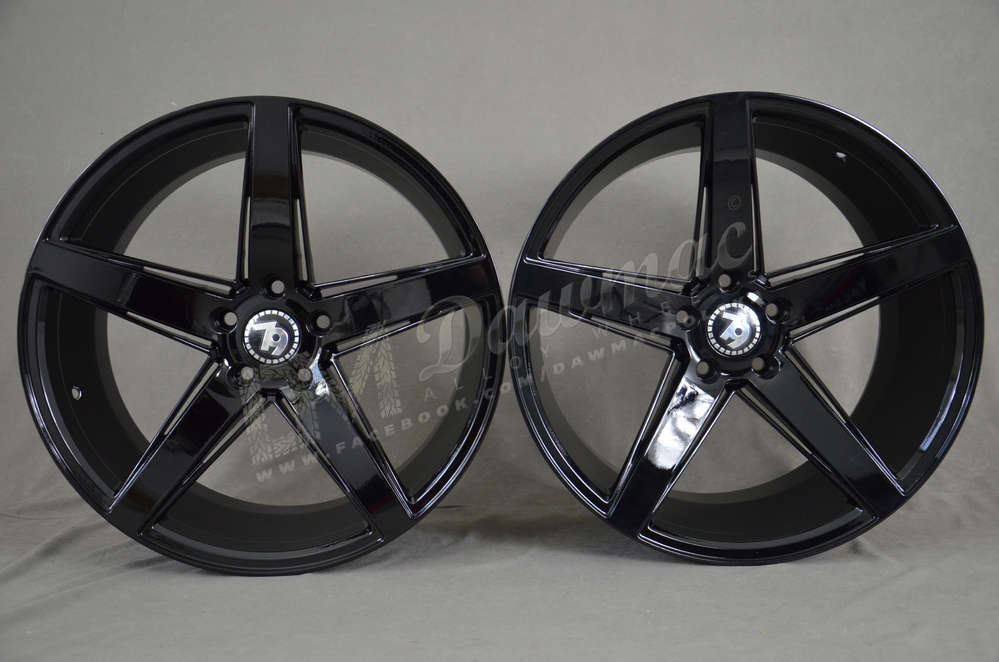 Seventy9 SV-N 18" 8J ET35 + 9J ET40 5x112 Black Glossy