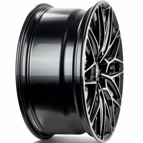 Seventy9 SV-P 19" 8.5J ET30 5x120 Black Front Polished - obrazek 4