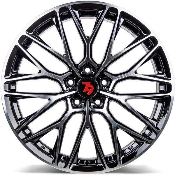 Seventy9 SV-P 19" 8.5J ET30 5x120 Black Front Polished - obrazek 7