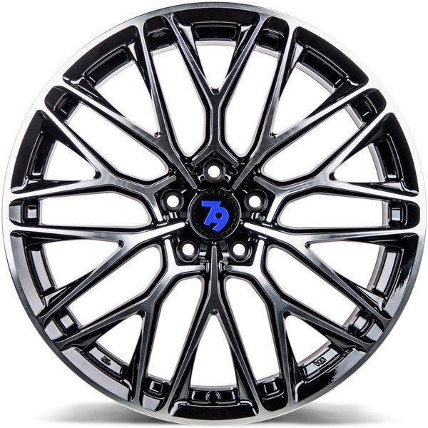 Seventy9 SV-P 19" 8.5J ET30 5x120 Black Front Polished - obrazek 8