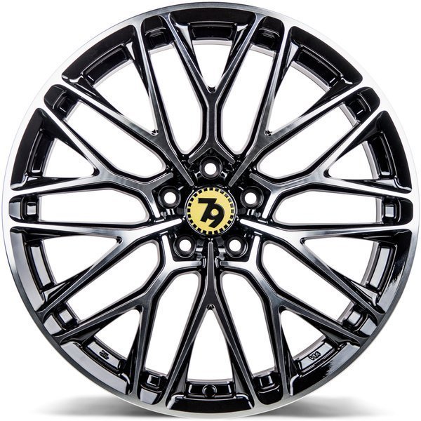 Seventy9 SV-P 19" 8.5J ET30 5x120 Black Front Polished - obrazek 9