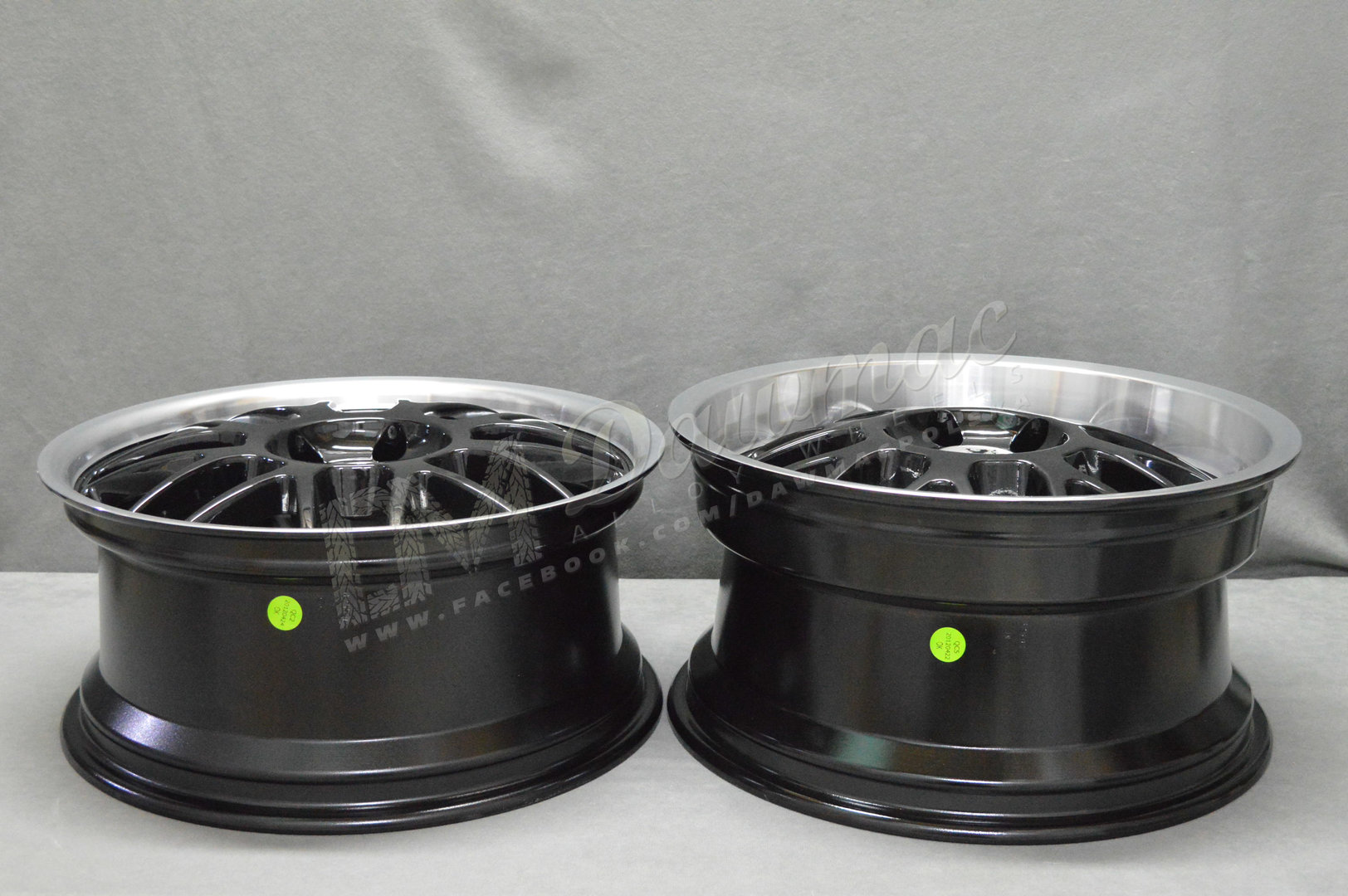 WOLFRACE STUTTGART 18" 8J ET35 + 9J ET35 5x120 Gloss Black - obrazek 7